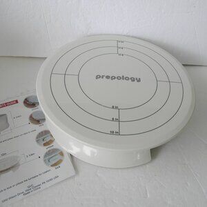 NEW Prepology Rotating Cake Stand EGGSHELL